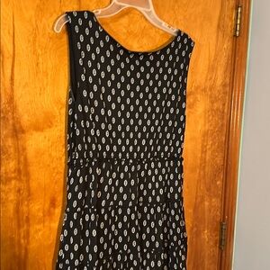 Style & Co. Black and White Midi Dress